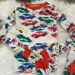 Hanna Andersson Kids Pajamas - Red and Blue Car Print